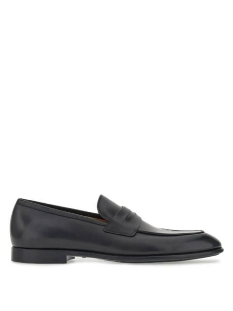 FERRAGAMO Ferragamo Funes Leather Penny Loafers
