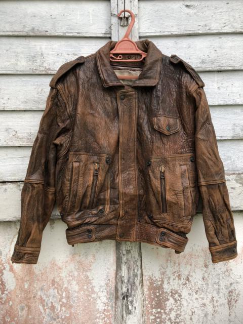 Other Designers Genuine Leather - Vintage Wind Armour Flight Leather Jacket