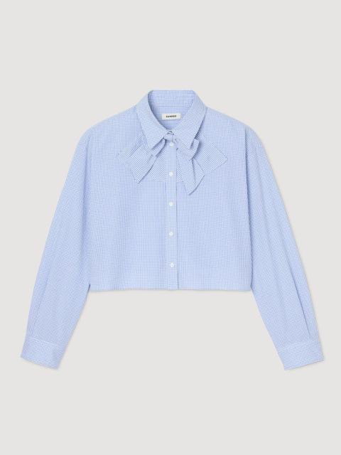 Sandro BOW COLLAR SHIRT