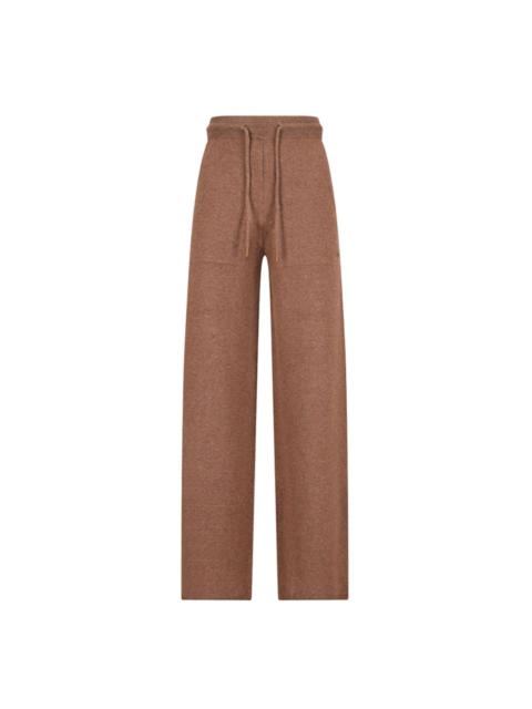 Max Mara knitted-texture drawstring trousers