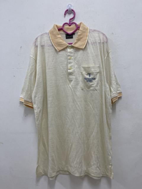 Other Designers Rare 90s Vintage TRUSSARDI SPORT Single Pocket Polo Tee