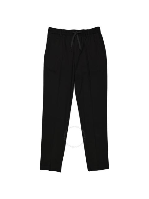 EMPORIO ARMANI Emporio Armani Ladies Black Stretch Cotton Drawstring Trousers