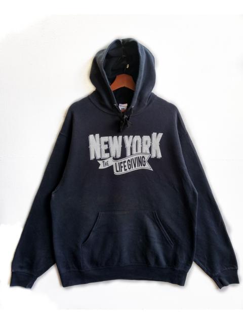 Other Designers Vintage 90’s Fruit of The Loom New York Hoodie/Size L