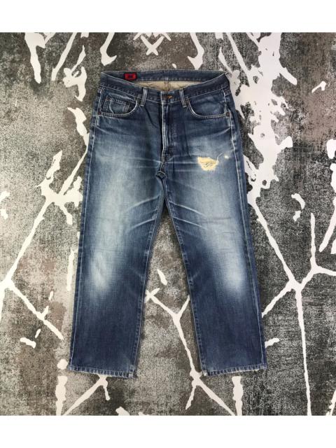 Other Designers Edwin - Vintage Edwin 503 Jeans Faded Blue Distressed Denim KJ1682