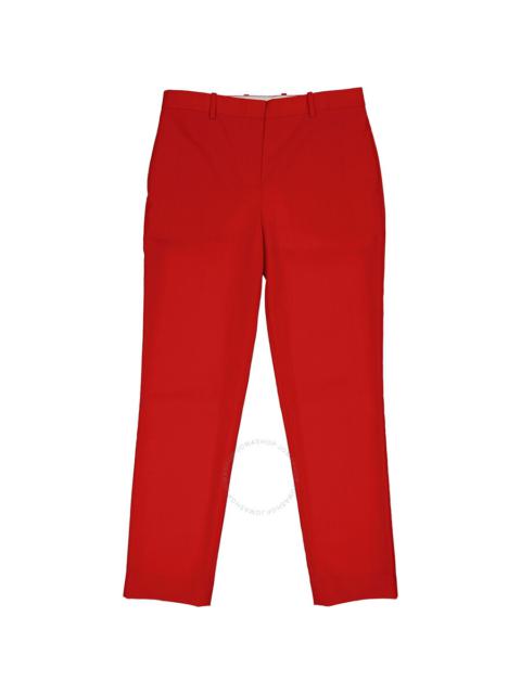 Givenchy Ladies Pop Red Concealed Fastening Tailored Trousers