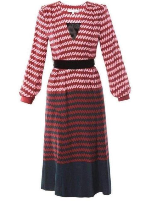 Other Designers Jonathan Saunders Fenton Balloon Multi Tone Dress