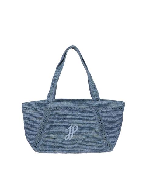 PATOU Patou Large Raffia Bag With Logo
