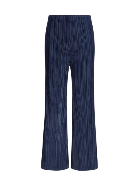 Other Designers Gongdid Design Corduroy Palazzo Pants Navy