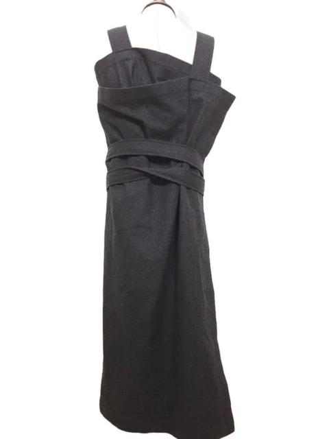 Comme Des Garçons CDG Tricot Vintage Iconic Wool Runway Long Apron Robe