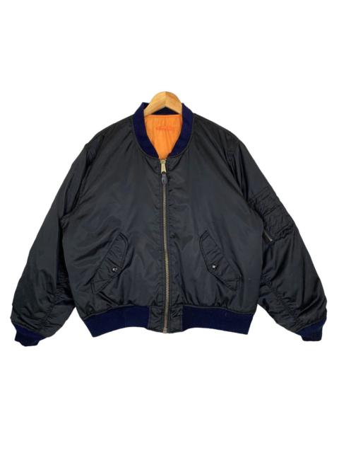 Other Designers Japanese Brand - Vintage Flaying Ma-1 Man Usa Riversible Bomber Jacket