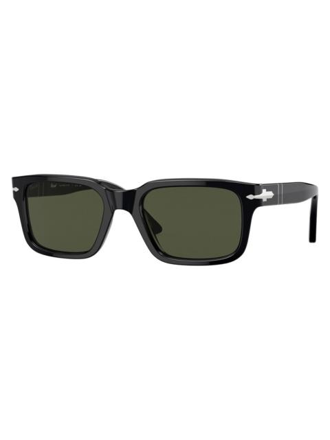 Persol Persol Green Rectangular Men's Sunglasses PO3272S 95/31 53
