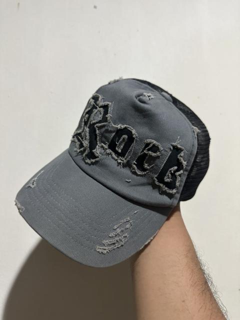 Other Designers Japanese Brand - VTG Distress “ROCK” Trucker Hat