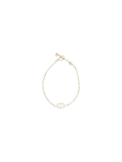Valentino Valentino Garavani Ovalette Bracelet In Metal And Swarovski® Crystals