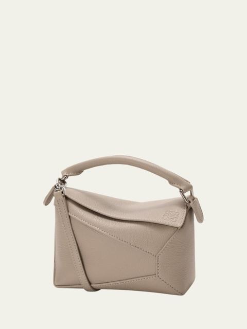Loewe Puzzle Edge Mini Top-Handle Bag in Grain Leather