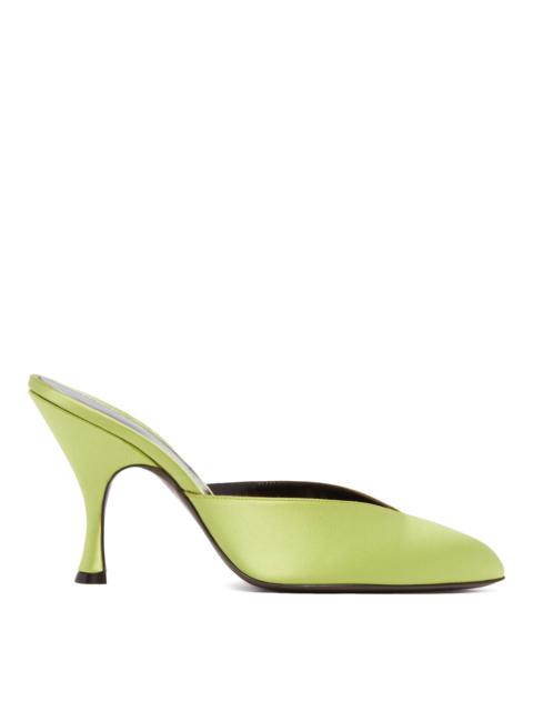 herbert levine Green Sitting Pretty Satin Mules