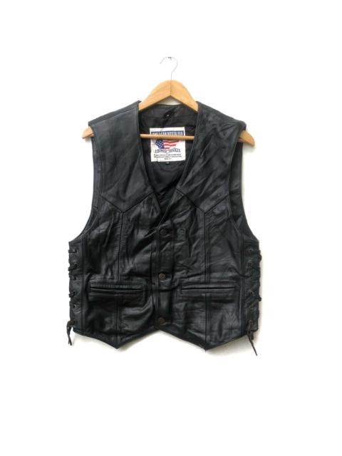 Other Designers Vintage - American Nostalgia Black Leather Jacket