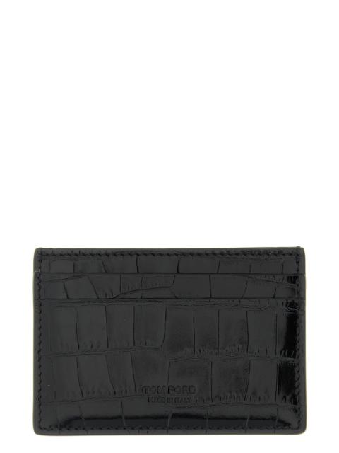 TOM FORD 'Exotic Line' card holder