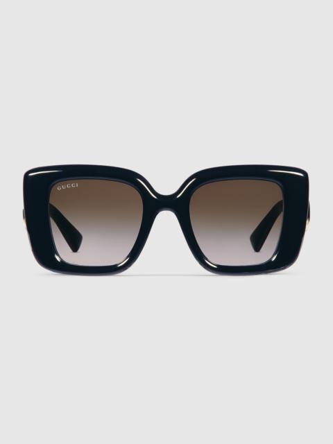 GUCCI Butterfly frame sunglasses