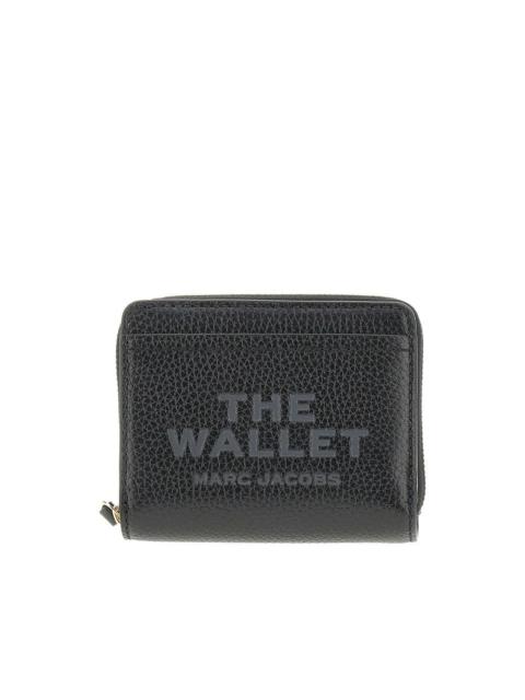 Marc Jacobs Marc Jacobs Grained Leather Mini Compact Wallet Black