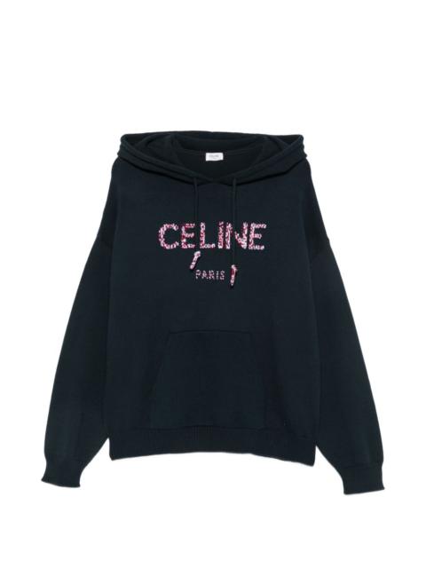 CELINE Celine Men Logo Cotton Hoodie