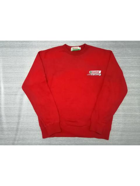 Other Designers Other - CASTROL RACING Big Logo Spell Out Sweatshirt