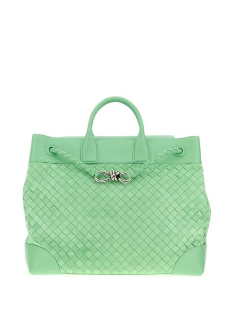 Bottega Veneta Bottega Veneta Men Mint Green Large Andiamo Voyager Travel Bag