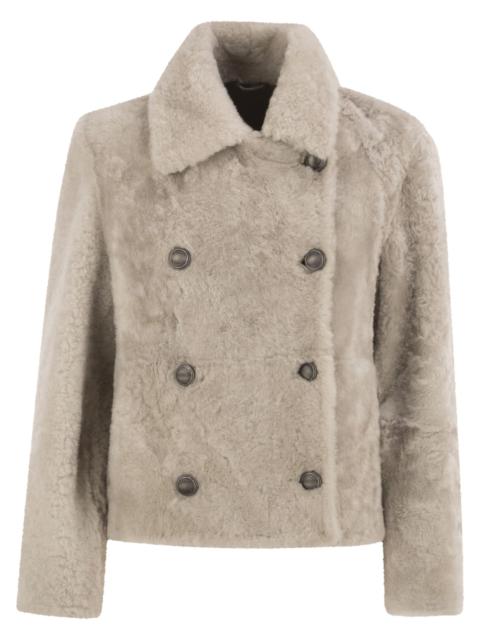 Brunello Cucinelli Brunello Cucinelli Women Double-Breasted Shearling Jacket