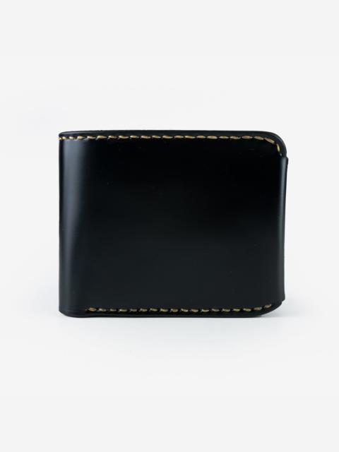 Iron Heart IHG-01-BLK Small Shell Cordovan Wallet - Black