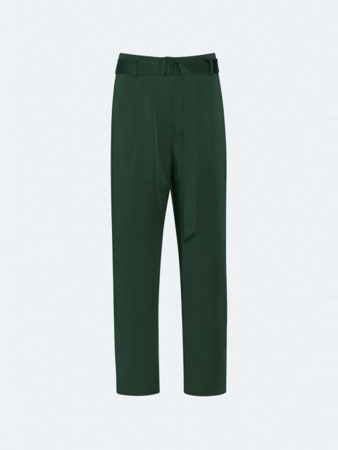 LAPOINTE Satin Belted Cropped Pant