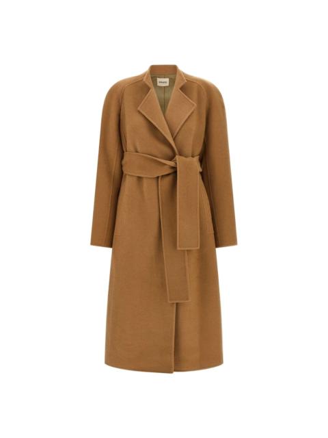 KHAITE KHAITE Deena Brown Wool Coat New & Authentic (Women's size:2