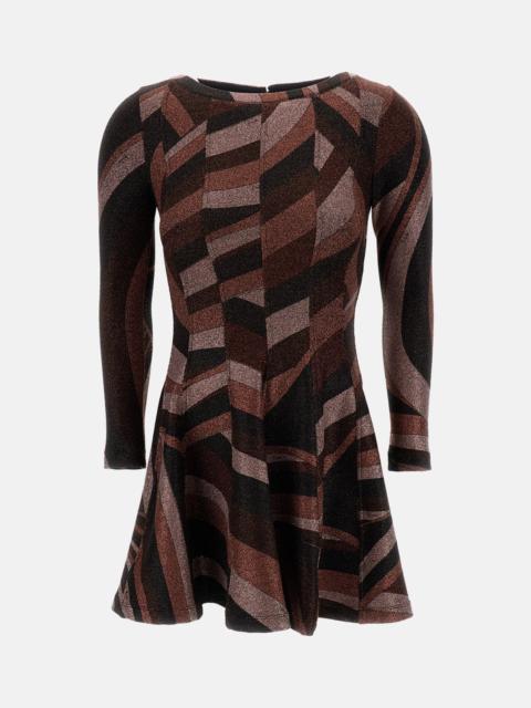 PUCCI Emilio Pucci Women Short Lurex Jersey Flared Dress