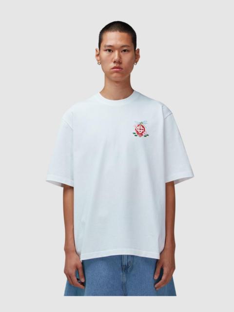 CASABLANCA Dragonfly floral t-shirt