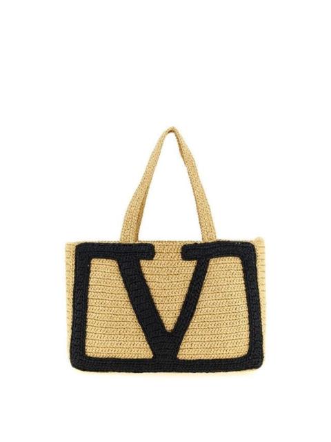 Valentino VALENTINO GARAVANI Viva Superstar Black Large Tote Bag New