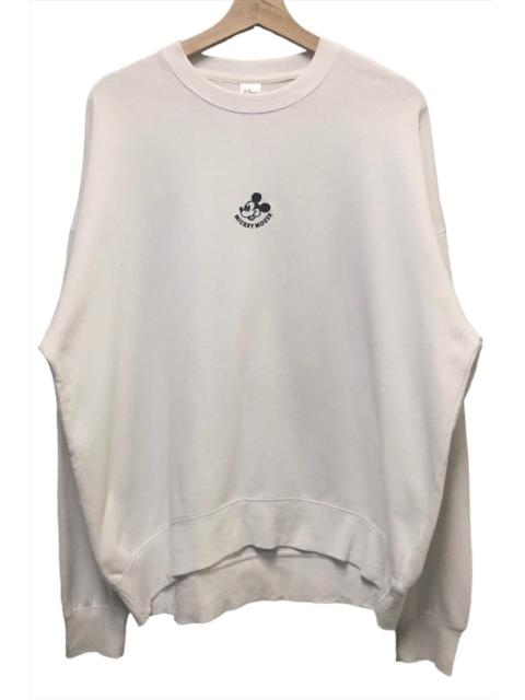 Other Designers Mickey mouse center logo baggy crewneck sweatshirts