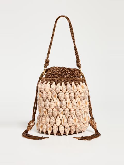 ULLA JOHNSON Nadia Seashell Bucket Bag