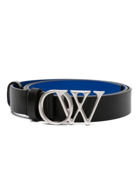 Off-White Initials Belt 30mm Black Blue