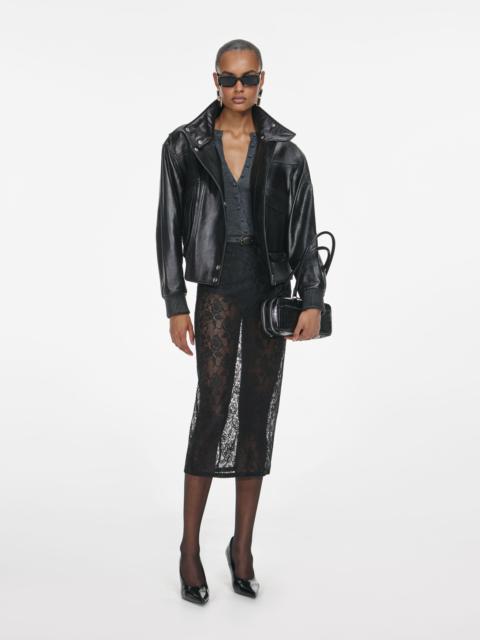 self-portrait Black Leather Jacket