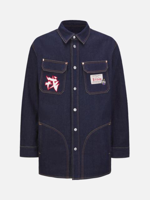 EVISU DARUMA DENIM SHIRT JACKET