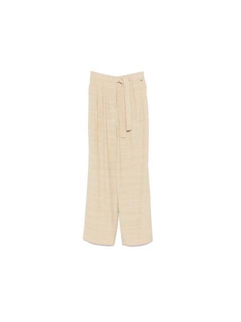 Herno Herno Neutrals Trousers - Straight Trousers Women