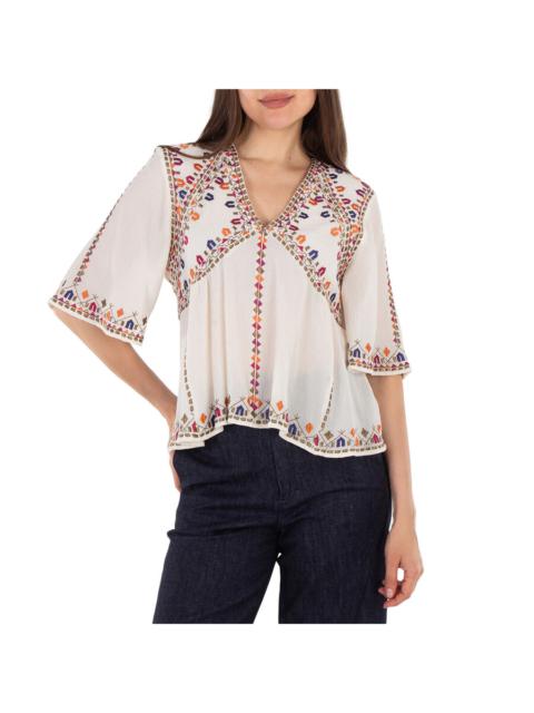 Isabel Marant Isabel Marant Santia Cotton Blend Blouse