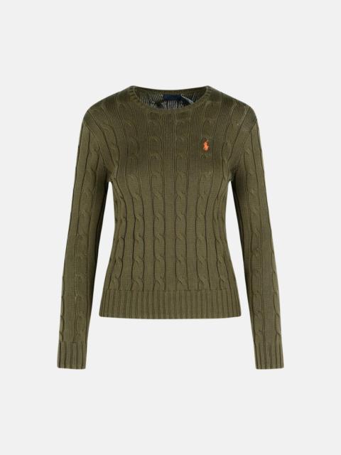 Polo Ralph Lauren 'JULIANNA' GREEN COTTON SWEATER