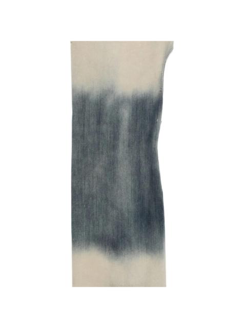Rick Owens Athena Dress Hustler Degrade Stretch Denim
