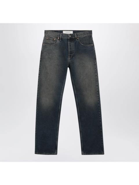 Golden Goose Golden Goose Journey Dark Blue Straight-Leg Cotton Jeans Men