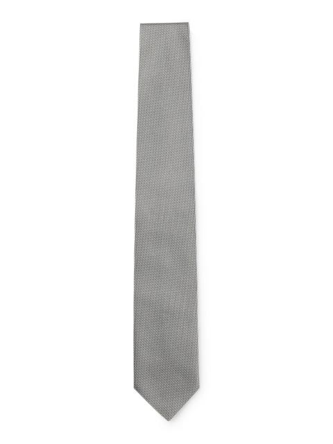 BOSS JACQUARD-PATTERN TIE IN A SILK BLEND