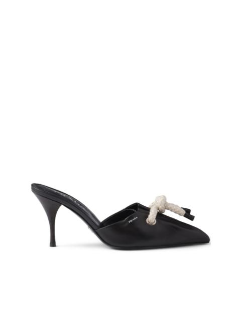 braided-detail mules