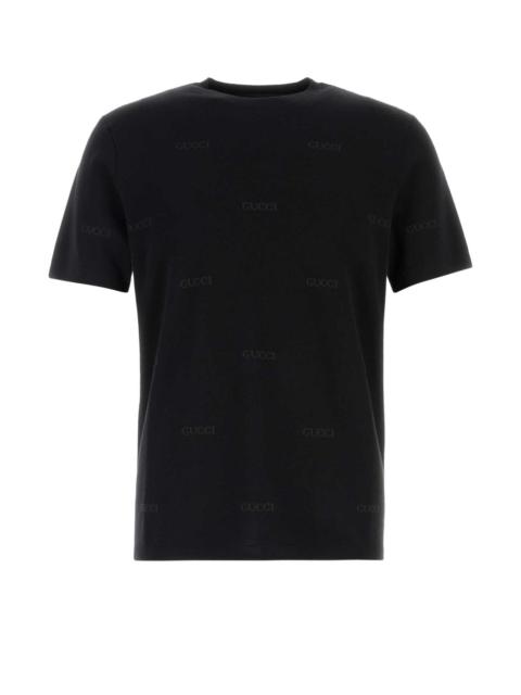 GUCCI Gucci Men Embroidered Wool Blend T-Shirt