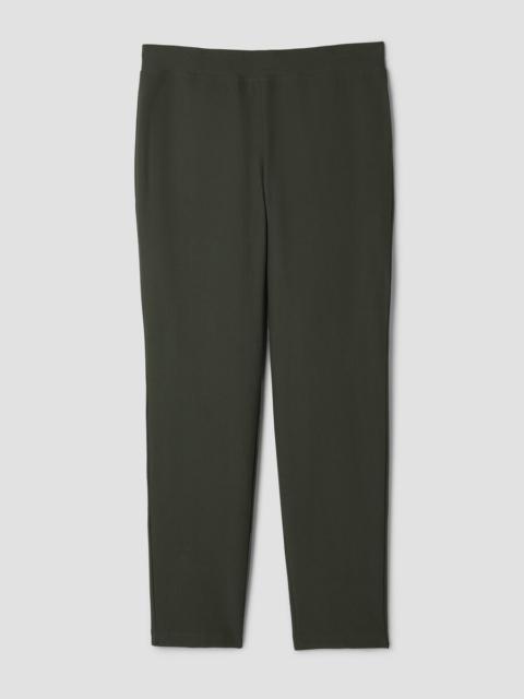 EILEEN FISHER Washable Stretch Crepe Slim Pant