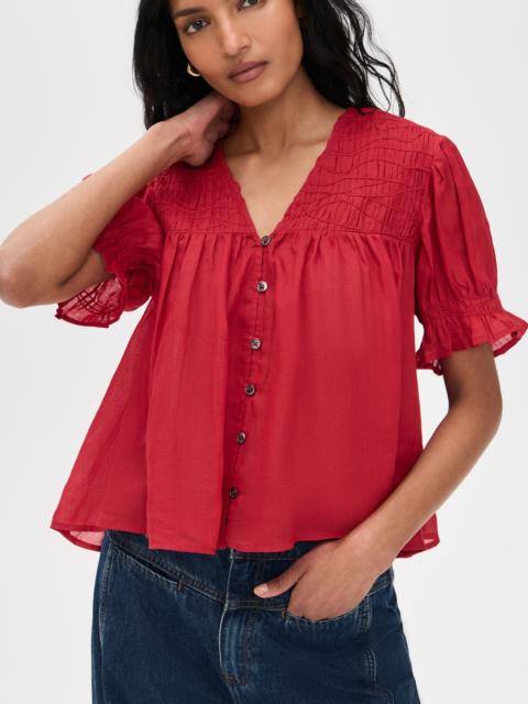 Sea Imogen Solid Short Sleeve Top