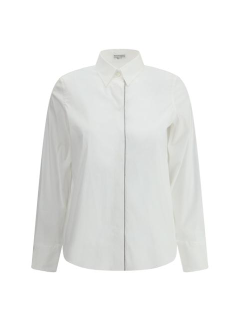 Brunello Cucinelli Women Shirt With Embellishments