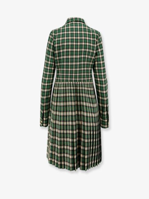 CELINE Celine Women Tartan Wool Mini Dress